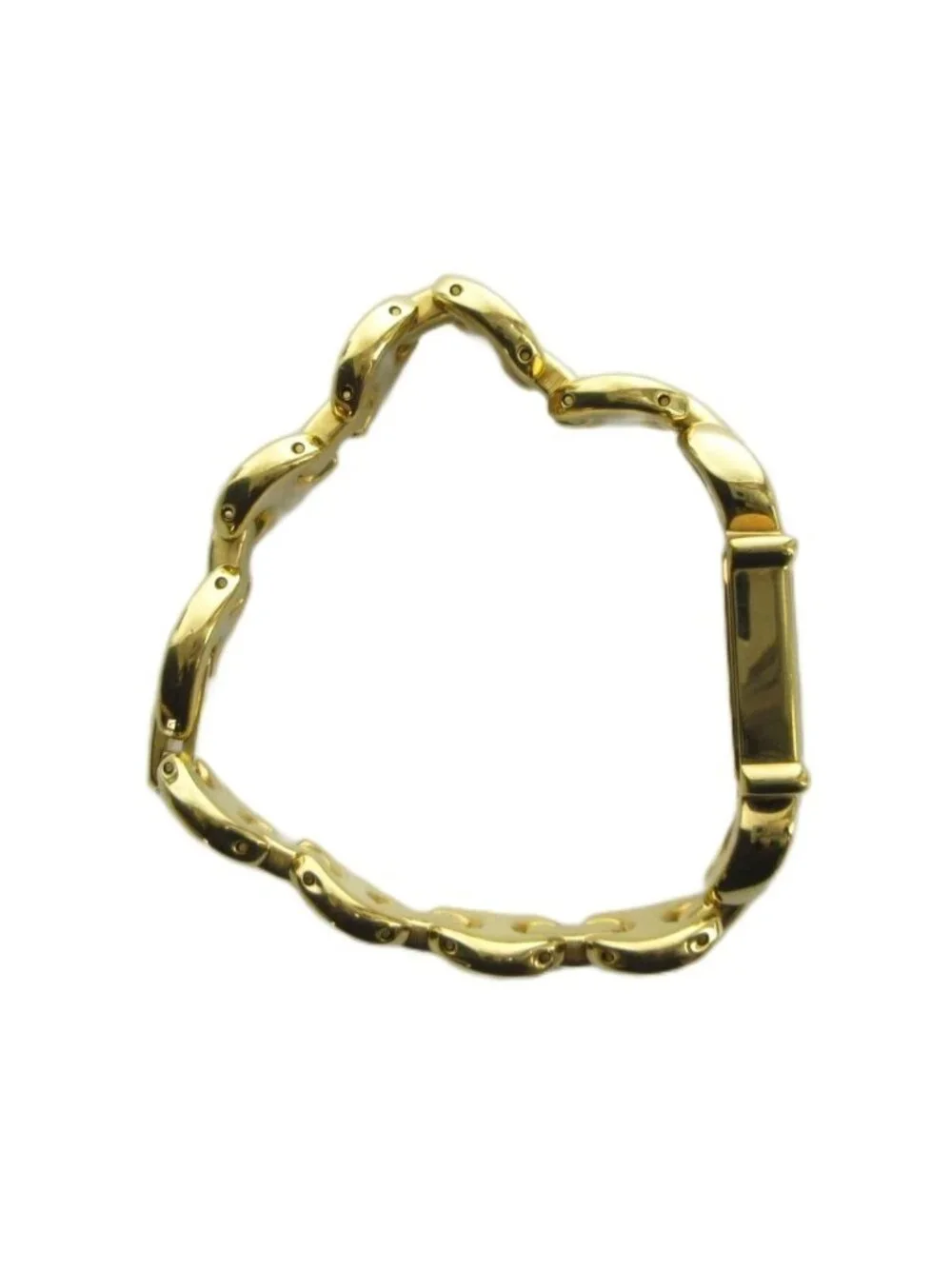Gucci Watch Quartz Square White Dial Logo Gold